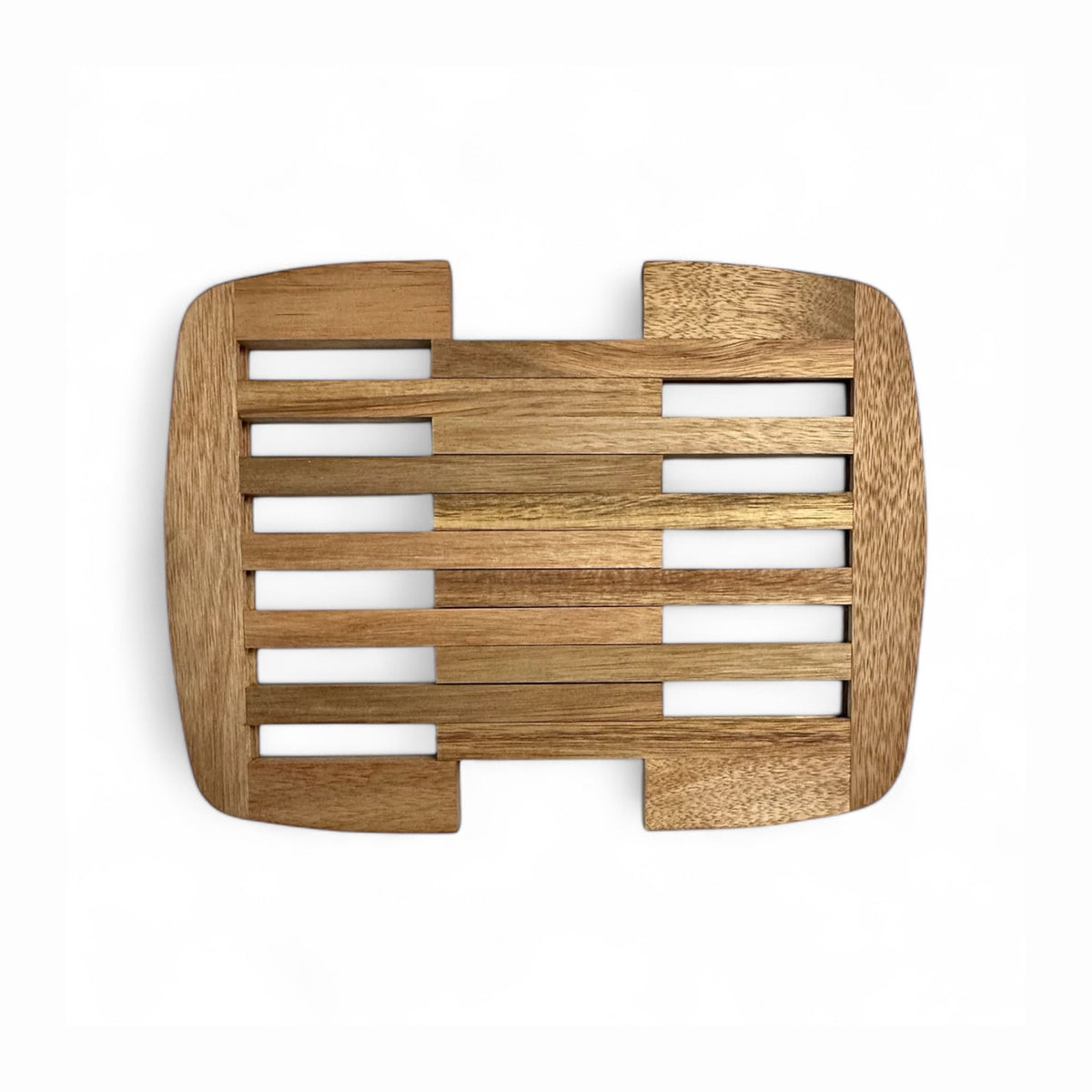 Acacia Wood Expandable Sqaure Trivet For Hot Dishes & Pots