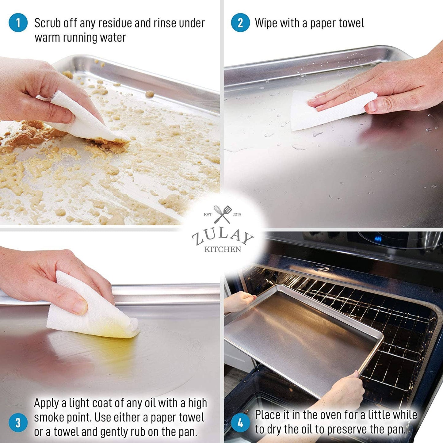 Aluminum Baking Pan - Half Sheet (13" x 18")