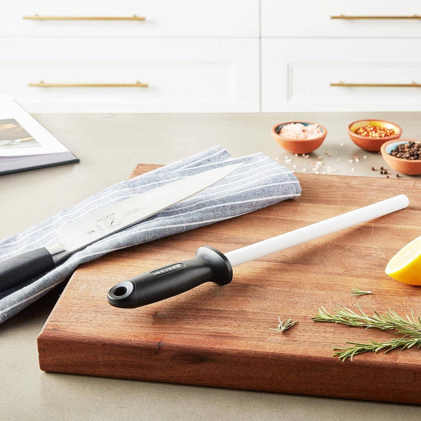 Mercer Culinary Ceramic Rod Knife Honing Steel,10 Inch