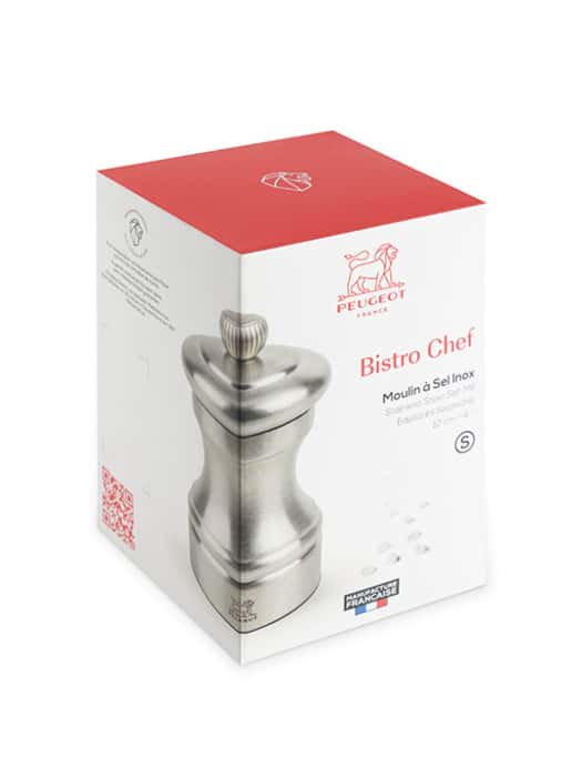 Bistro Chef Pepper Mill, Stainless 10 cm - 4 in