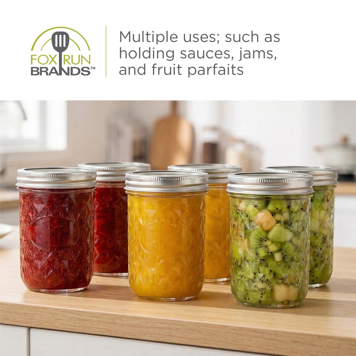 16 Oz Wide Mouth Canning Jar (Single Unit)