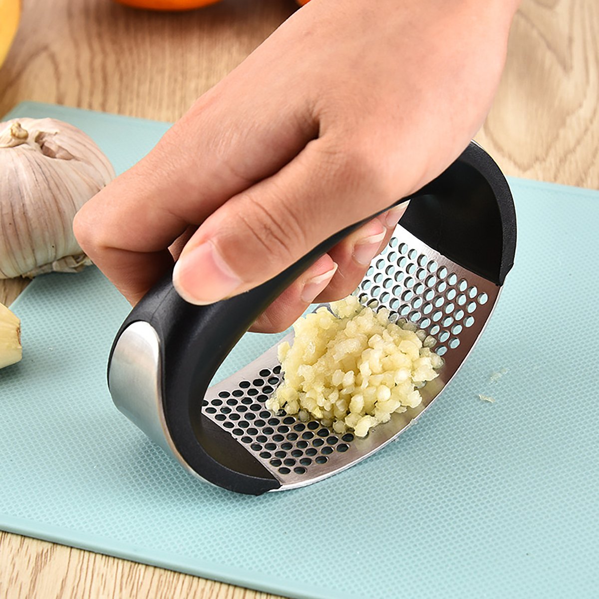 Stainless Steel Garlic Rocker