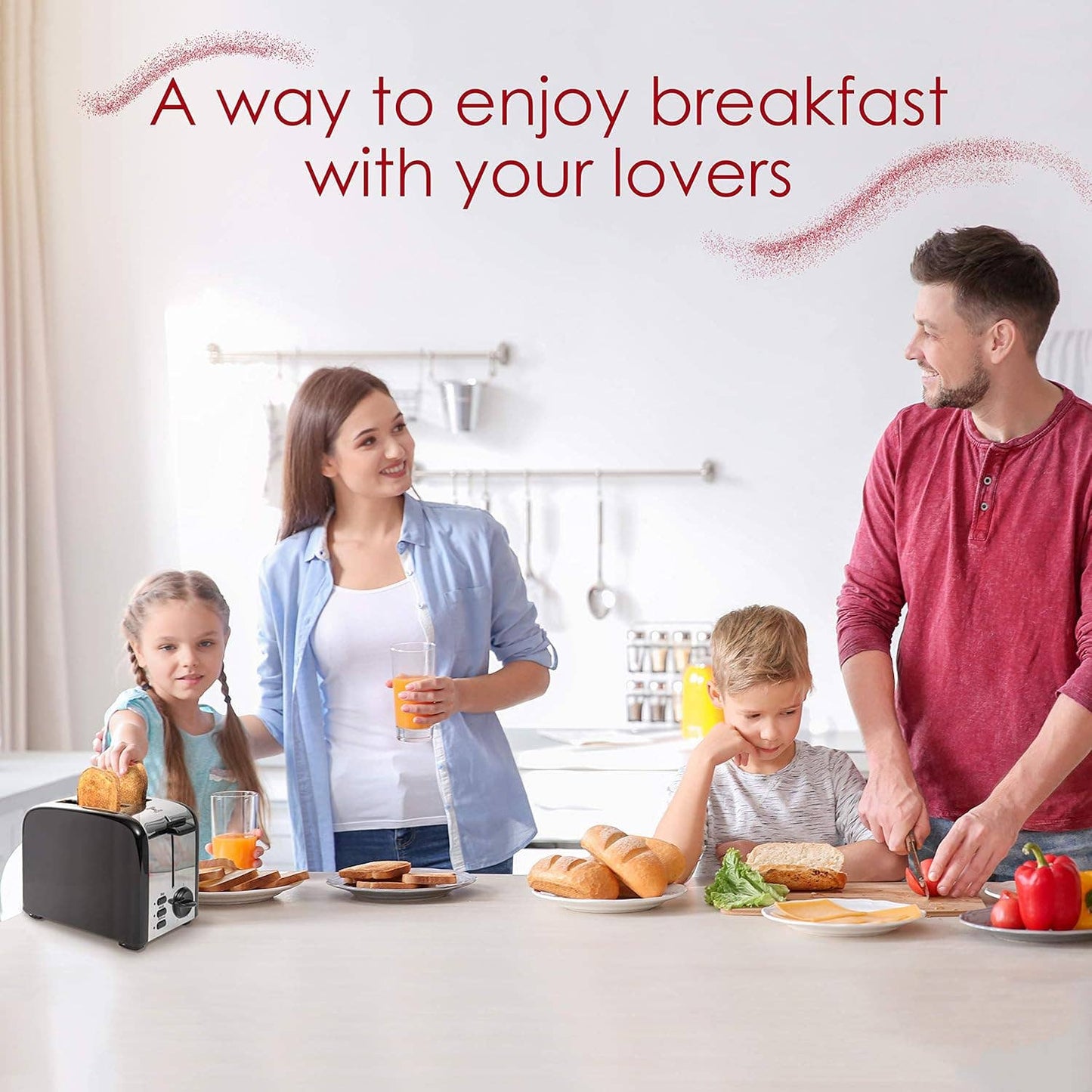 2 Slice Toaster, 1.5in Extra-Wide Slot Toaster For Bagel & Defrost with 5 Shade Settings, Bread Toaster 2 Slice With Removable Crumb Tray (black toaster)