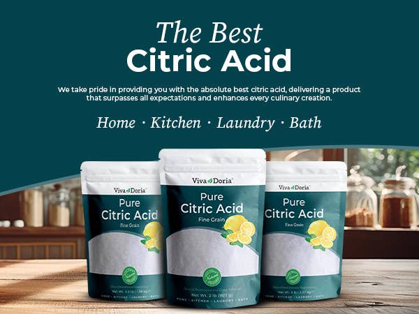 Pure Citric Acid, Food Grade, Fine Grain,