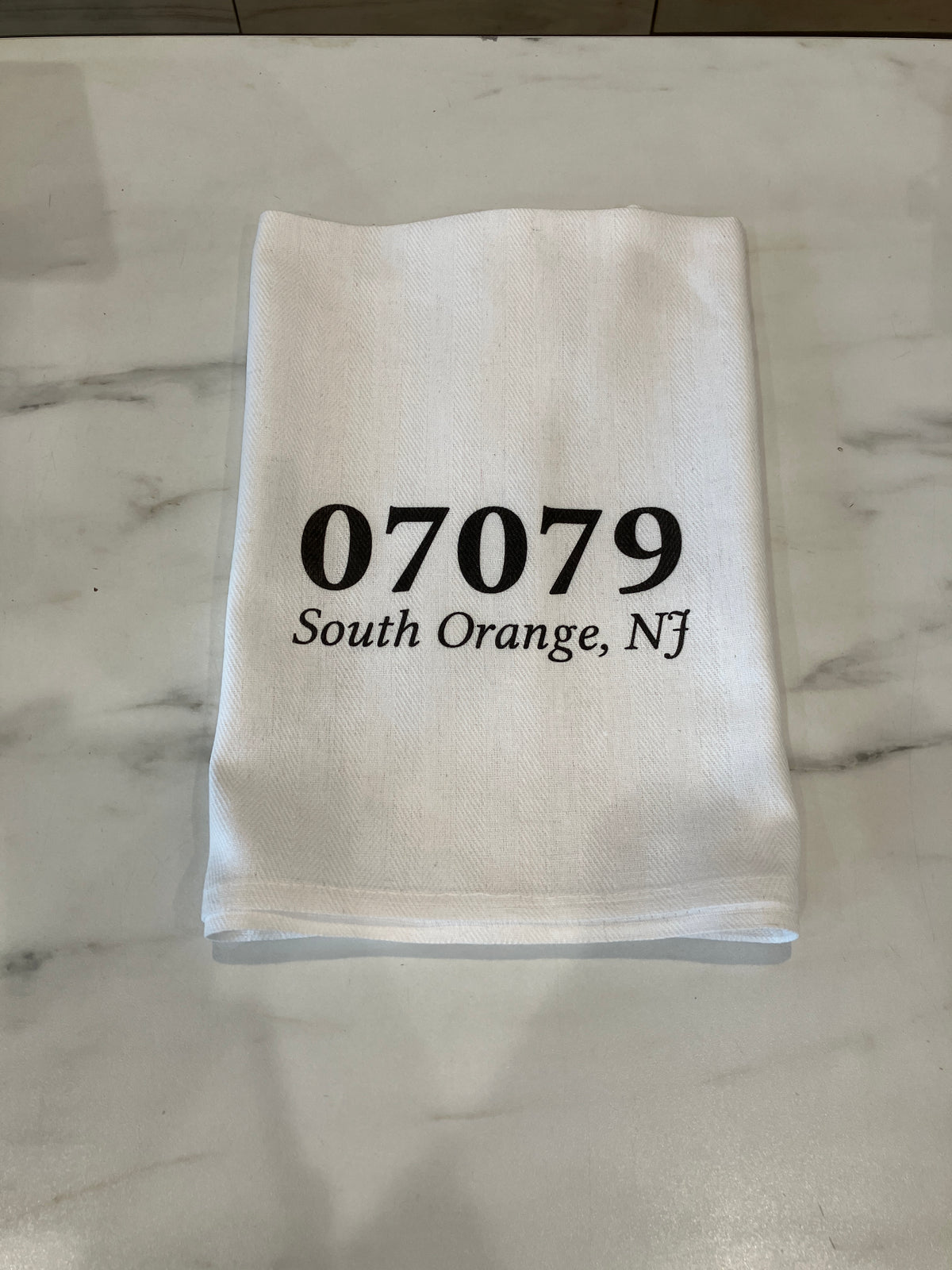 07079 ZIP Code Tea Towel