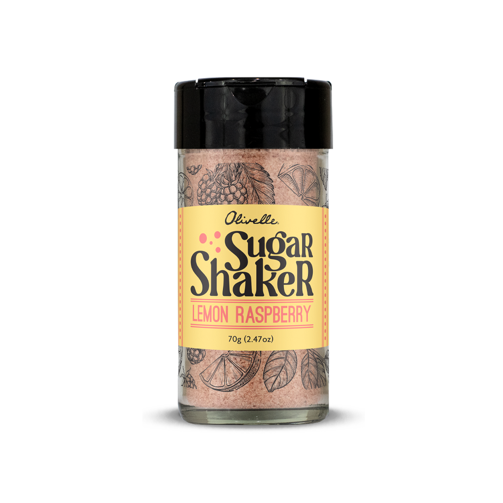 Lemon Raspberry Sugar Shaker
