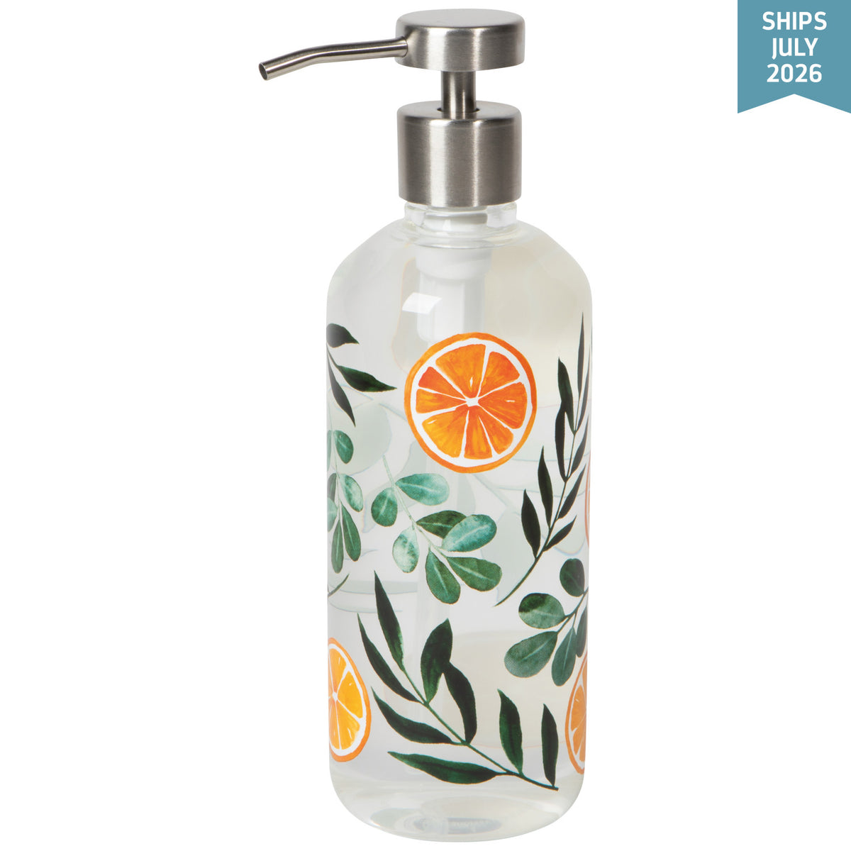 Cedar & Citrus Glass Soap Pump