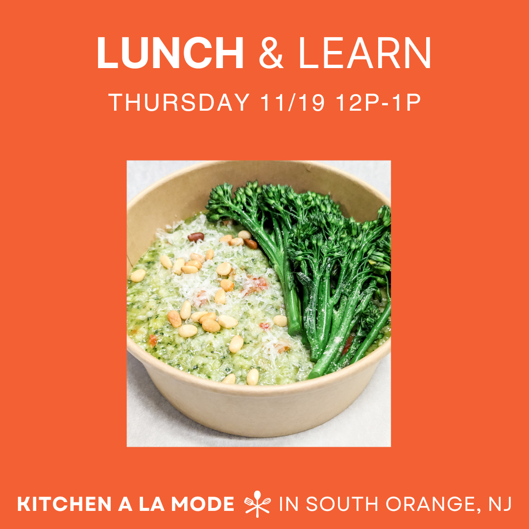 Lunch and Learn with Chef Erin 11/19 12p-1p