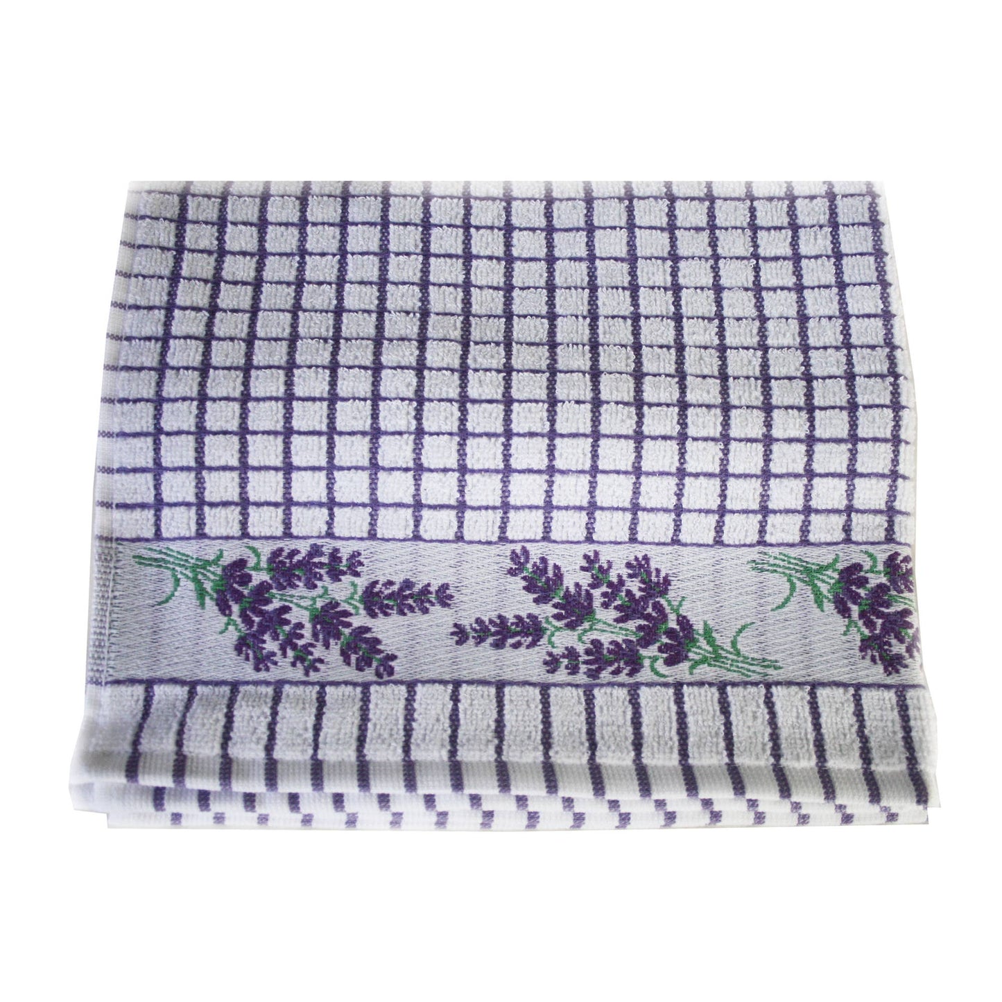 Poli-Dri Jacquard Tea Towel - Lavender Sprig