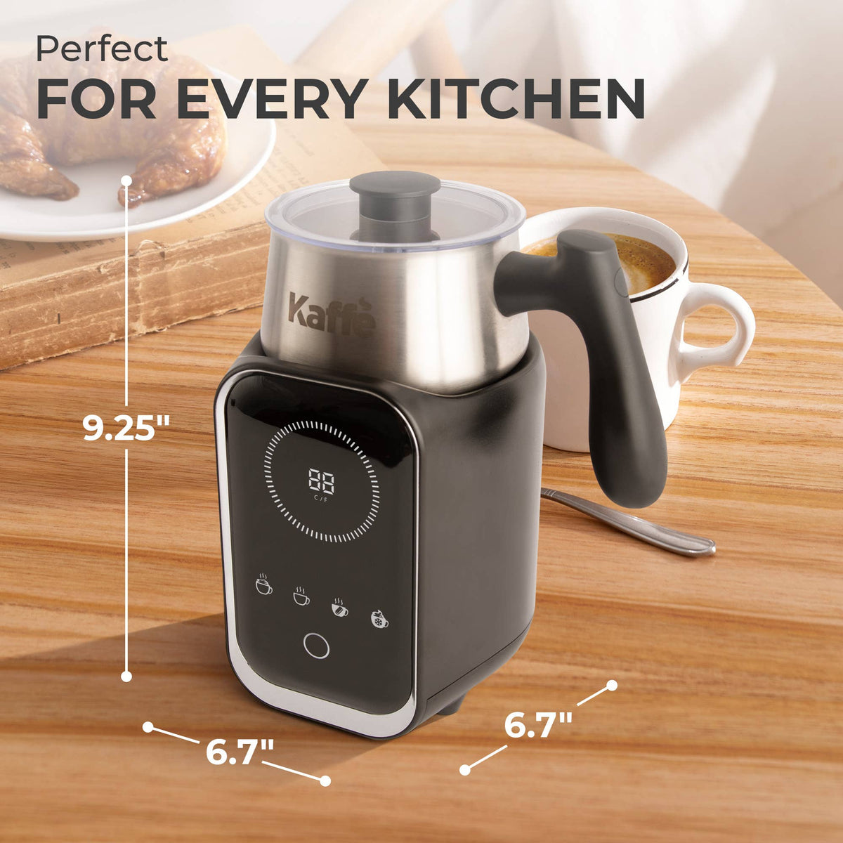 Pour-in Premium Milk Frother w/ Digital Screen, KF6075
