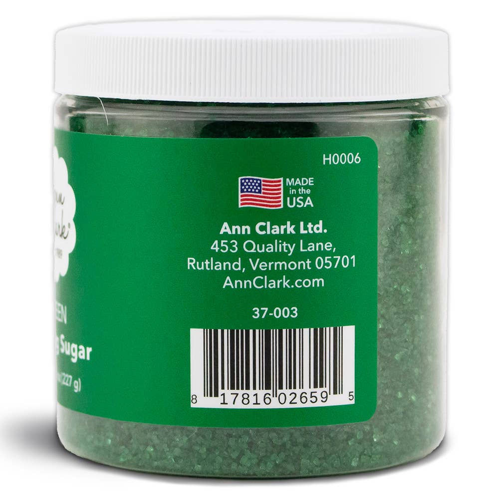 Ann Clark Green Sanding Sugar