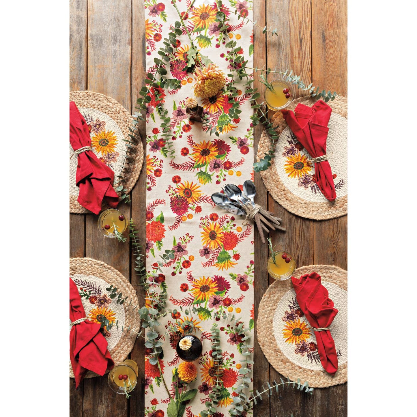 Sunflower Splendor Braided Placemat