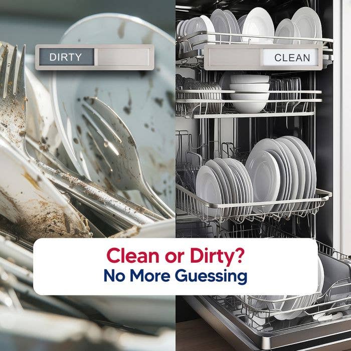 HIC Kitchen Clean/Dirty Dishwasher Magnet