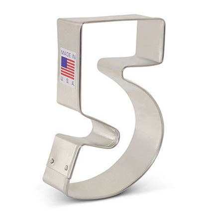 Number 5 Cookie Cutter