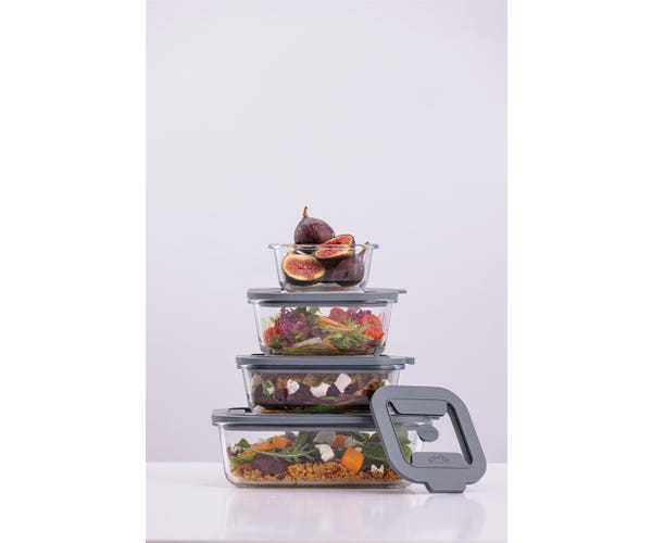 Kilner Fresh Glass Storage Rectangle, 50.7 fl oz