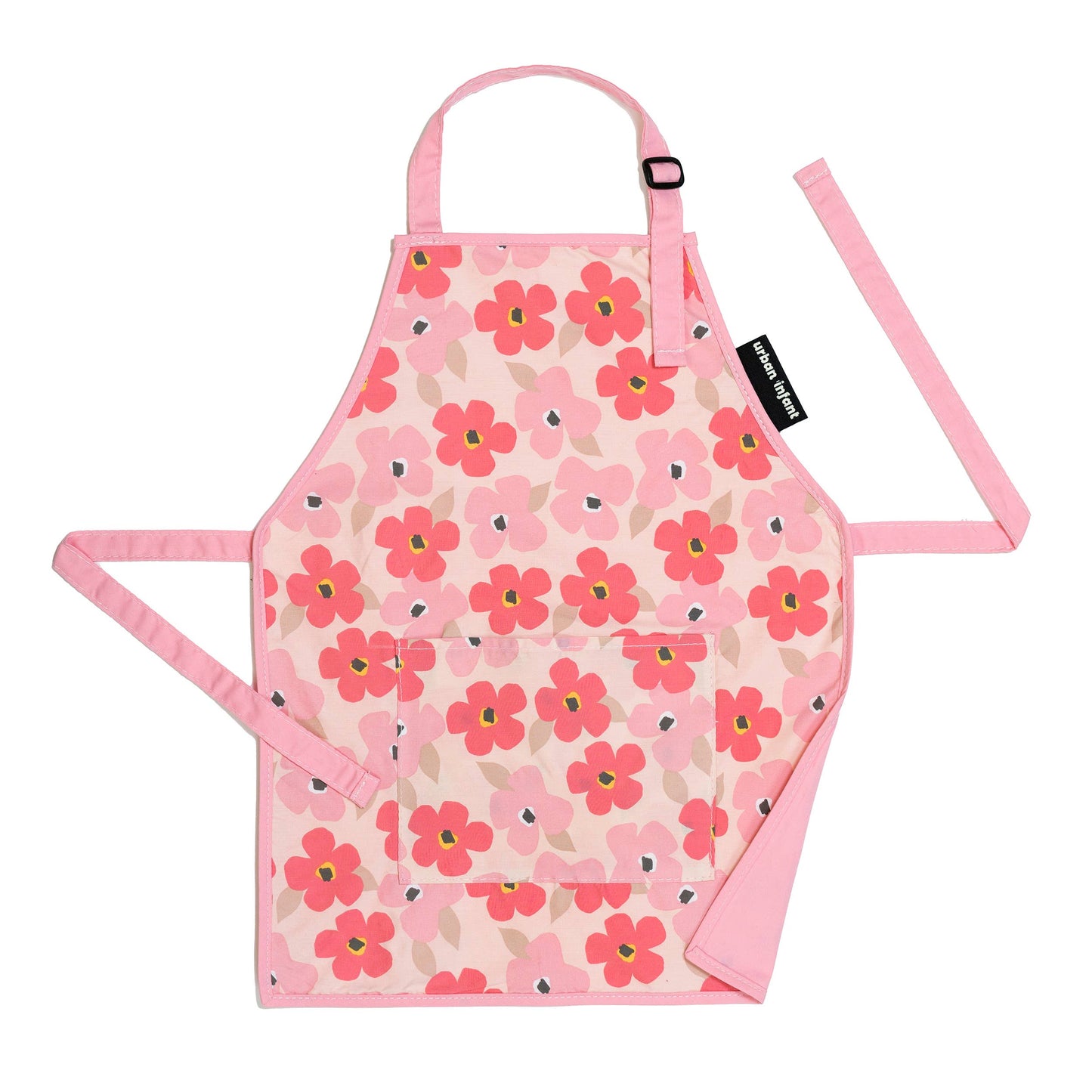 Little Helper Kids Apron, Washable Cotton/Poly - Poppies