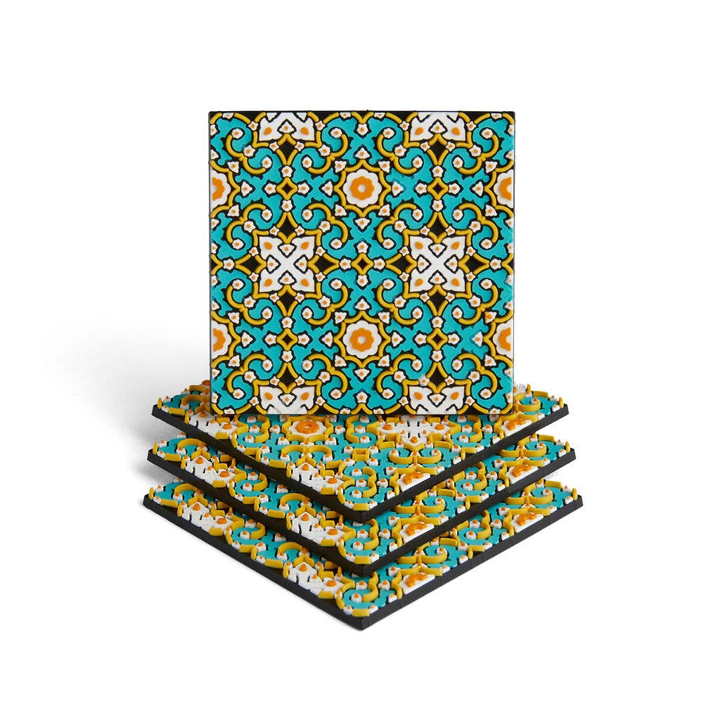 Tiles Coasters - Set of Four