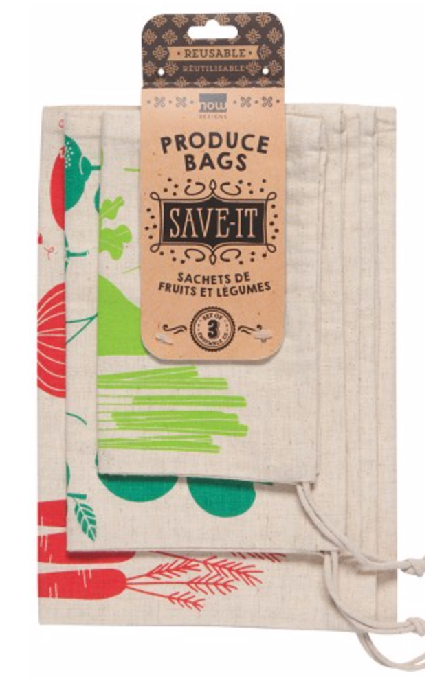 Fruits & Veggies Produce Bag Sets Set of 4