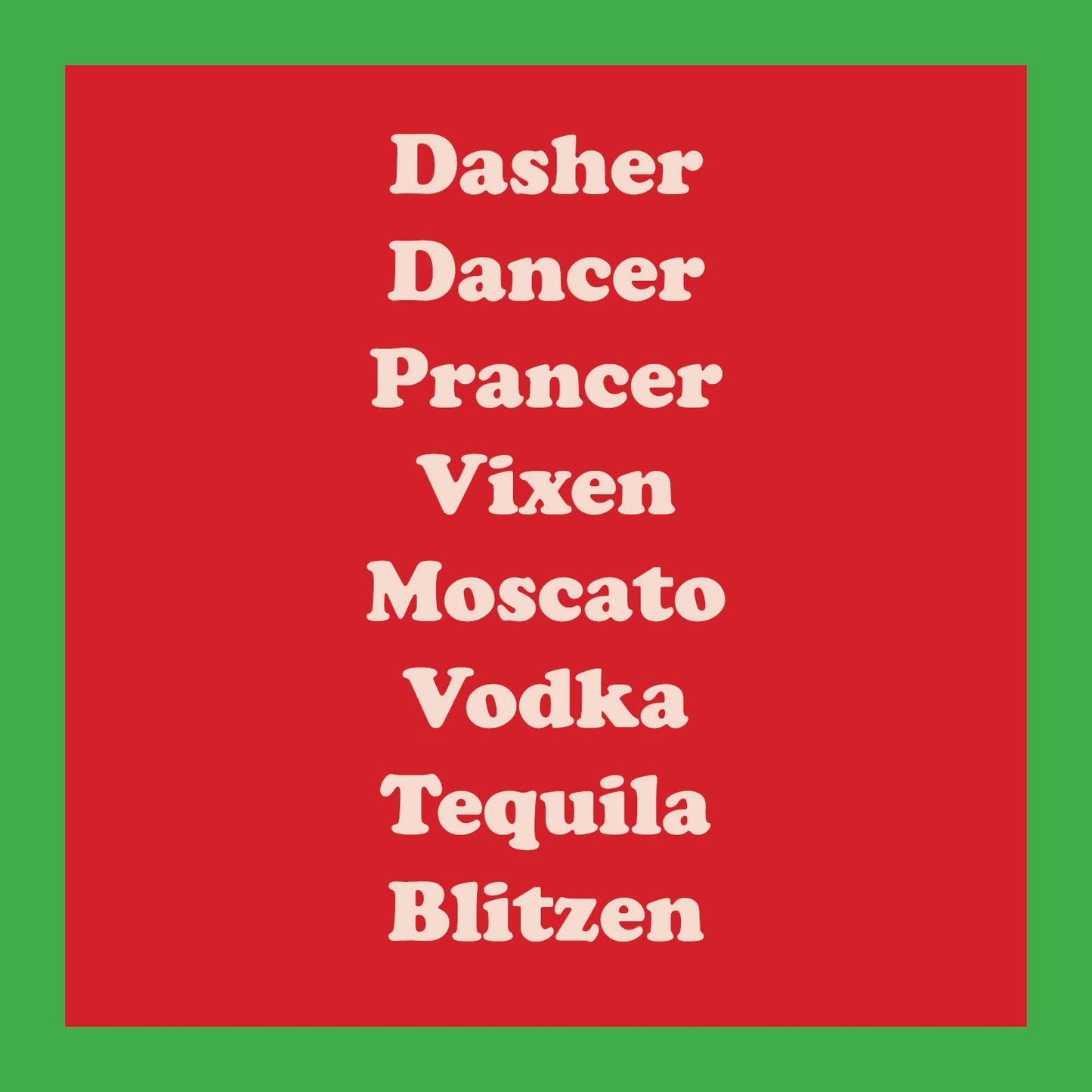 CARD XMAS Blitzen