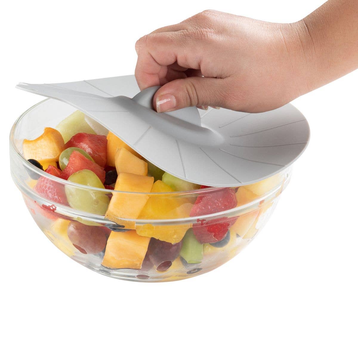 HIC Kitchen Silicone Cooking & Storage Lids, Set Of 3