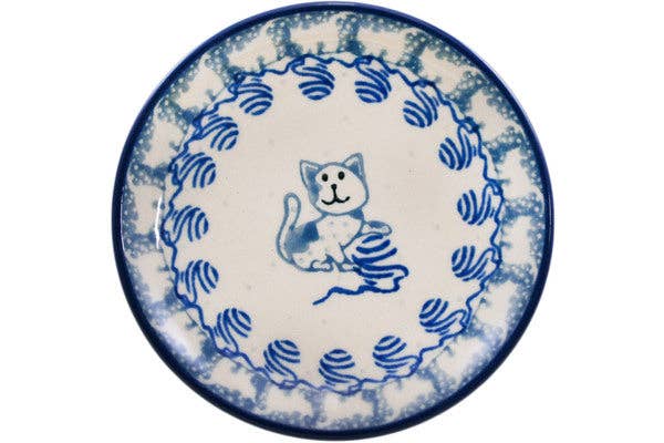 Mini Plate, Coaster plate 4" Kitten Play Theme