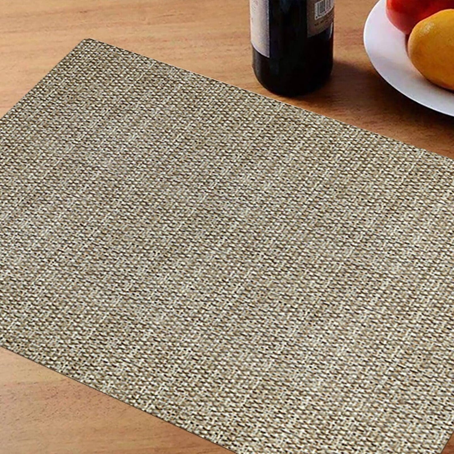 Sterilla Rectangular Placemat, Tan, 17 L x 13 W