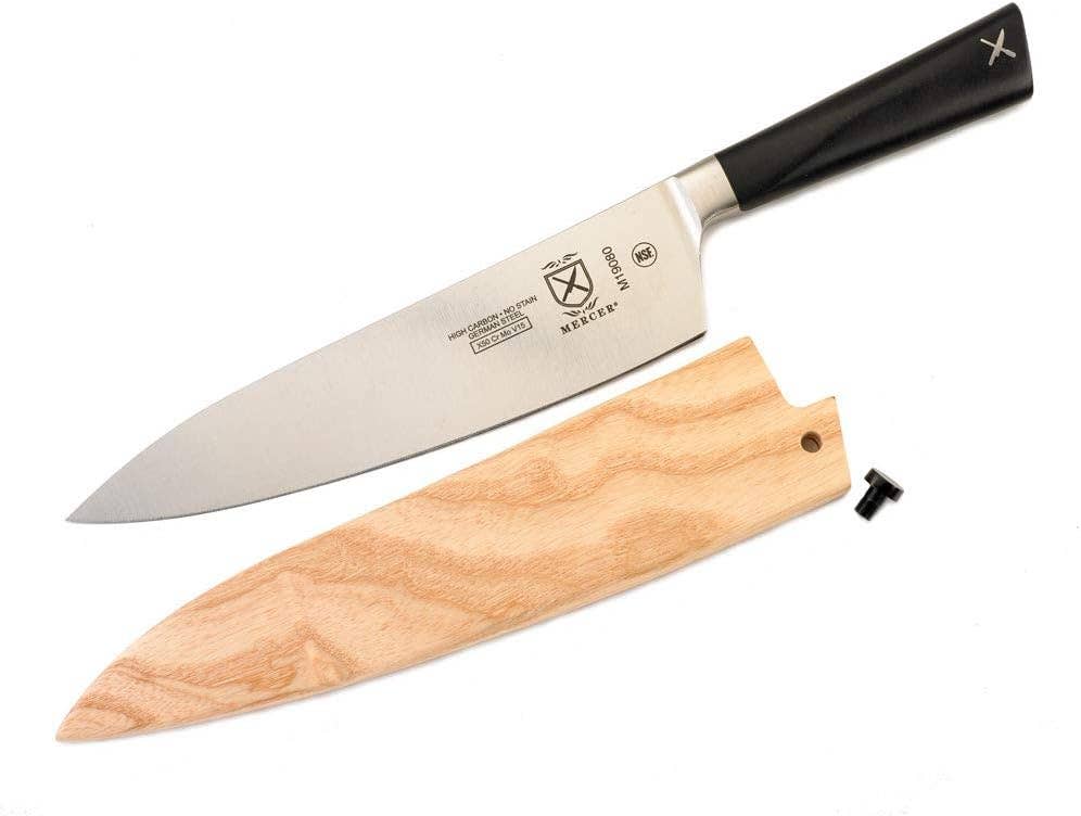 Natural Ash Wood Saya Cover Blade Protector for 8" Chef
