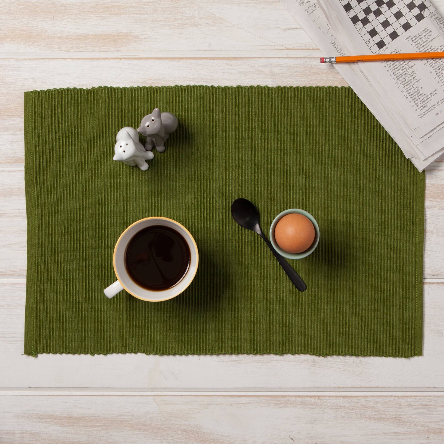 Spectrum Cotton Placemat Fir Green