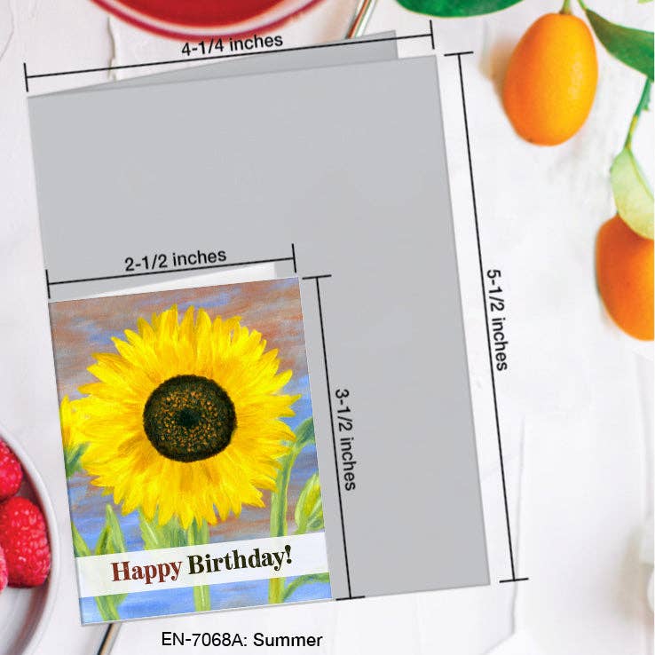 Summer, Greeting Card (#7068A)