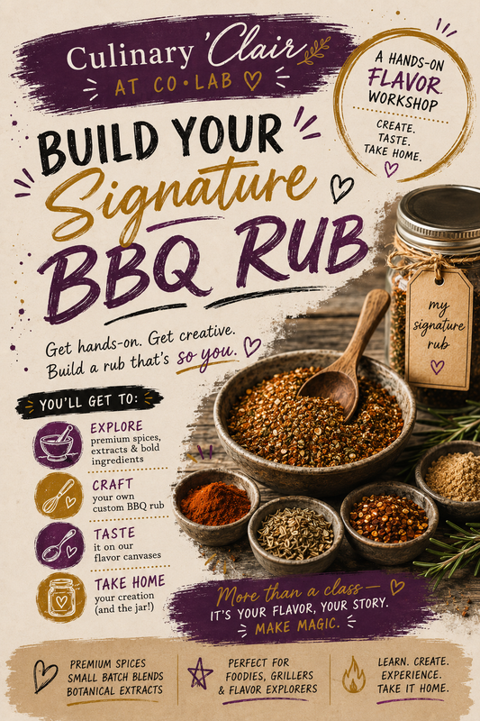 *Build your own signature BBQ Rub*