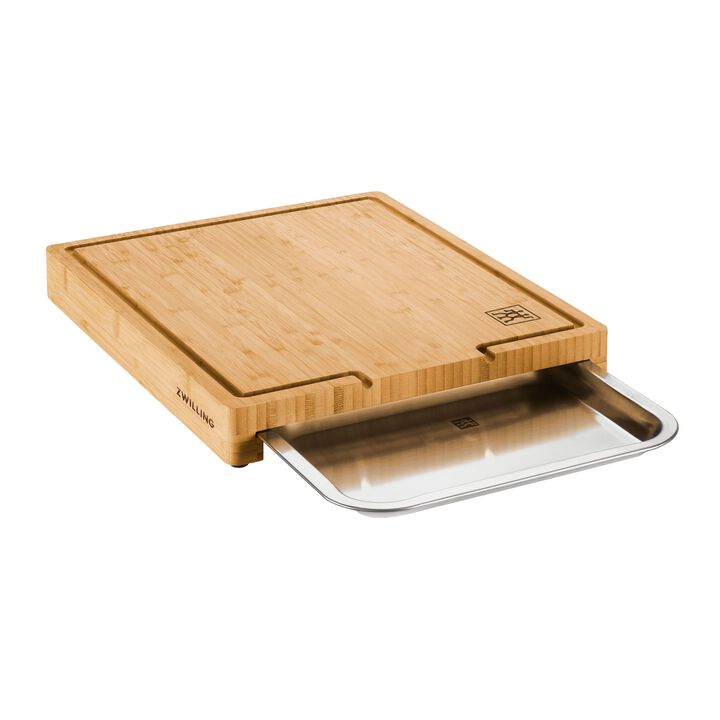 Zwilling Cutting Board With Tray, Bamboo
