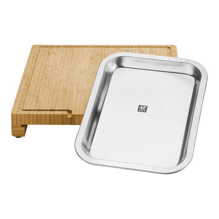 Zwilling Cutting Board With Tray, Bamboo