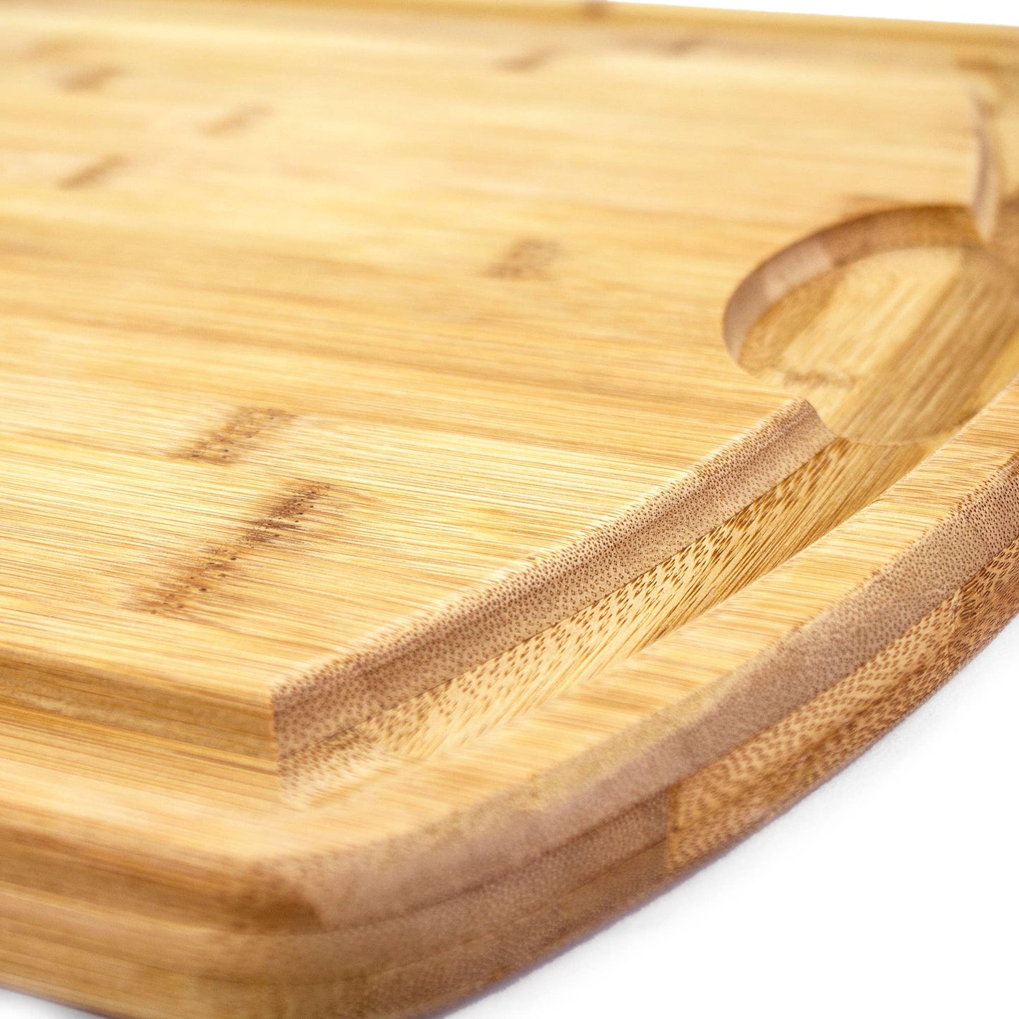 Bamboo Carving Board with Juice Groove