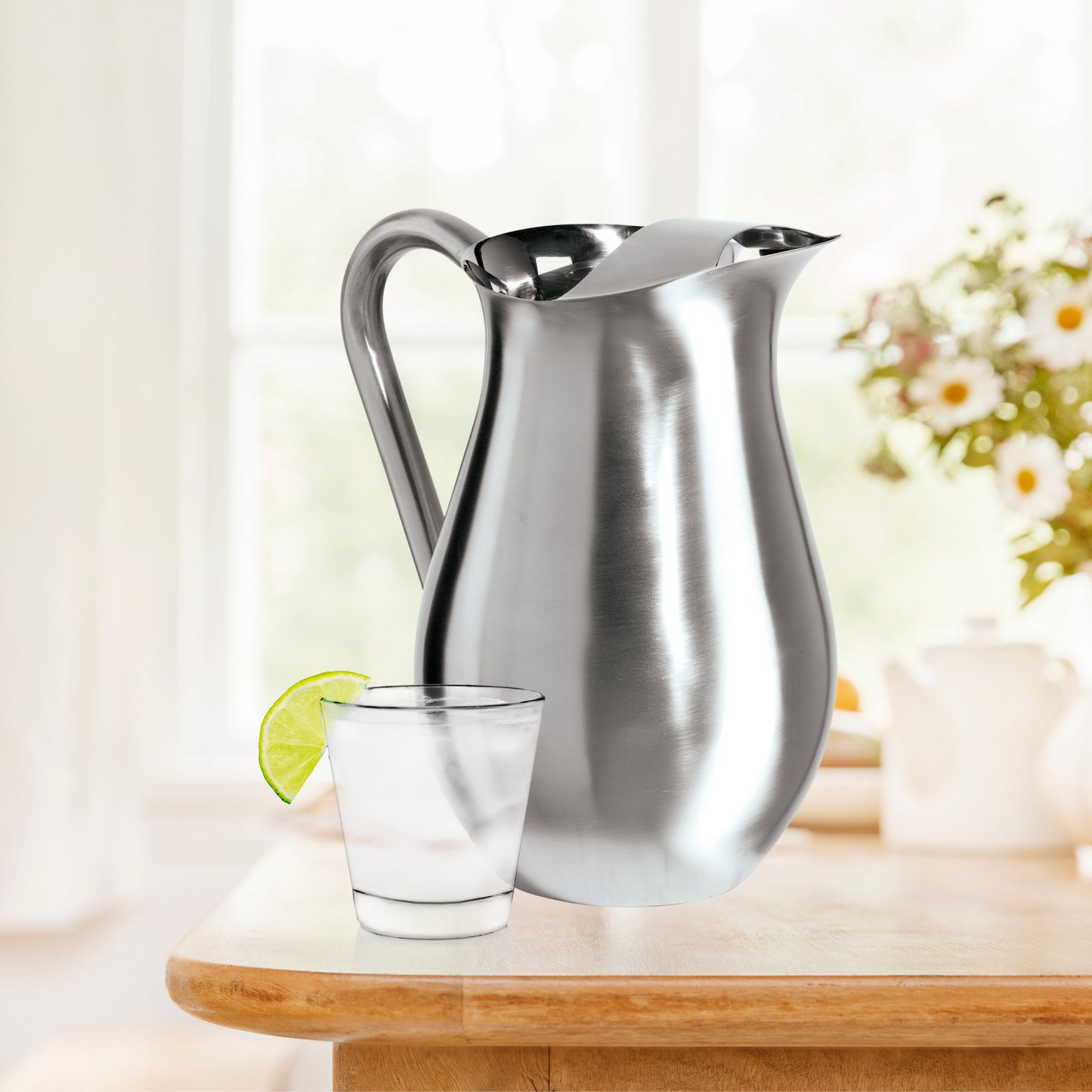 Water Pitcher - Stainless Steel (2 lt, 68 oz)