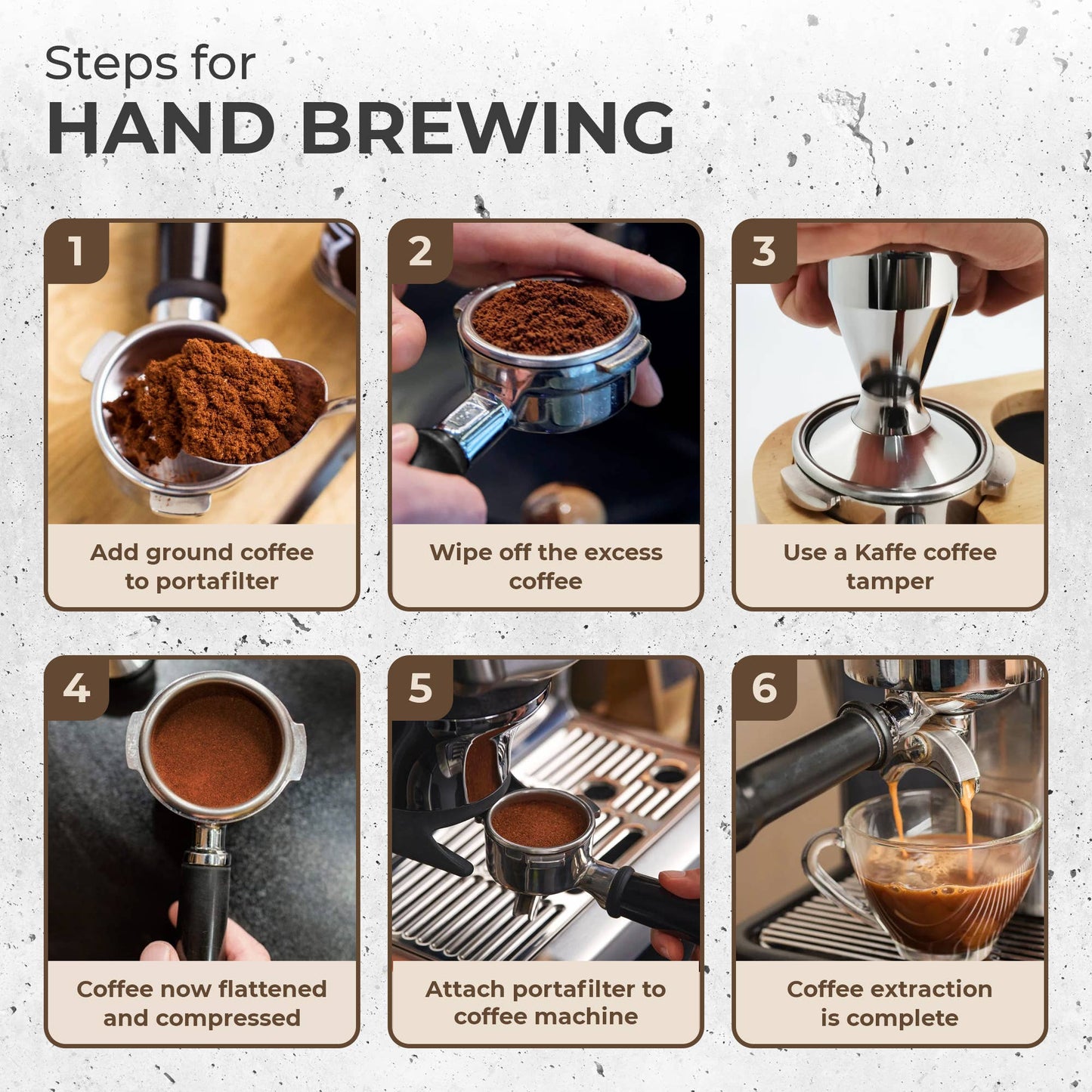 Kaffe 54mm Stainless Espresso Tamper - Premium Press Tool