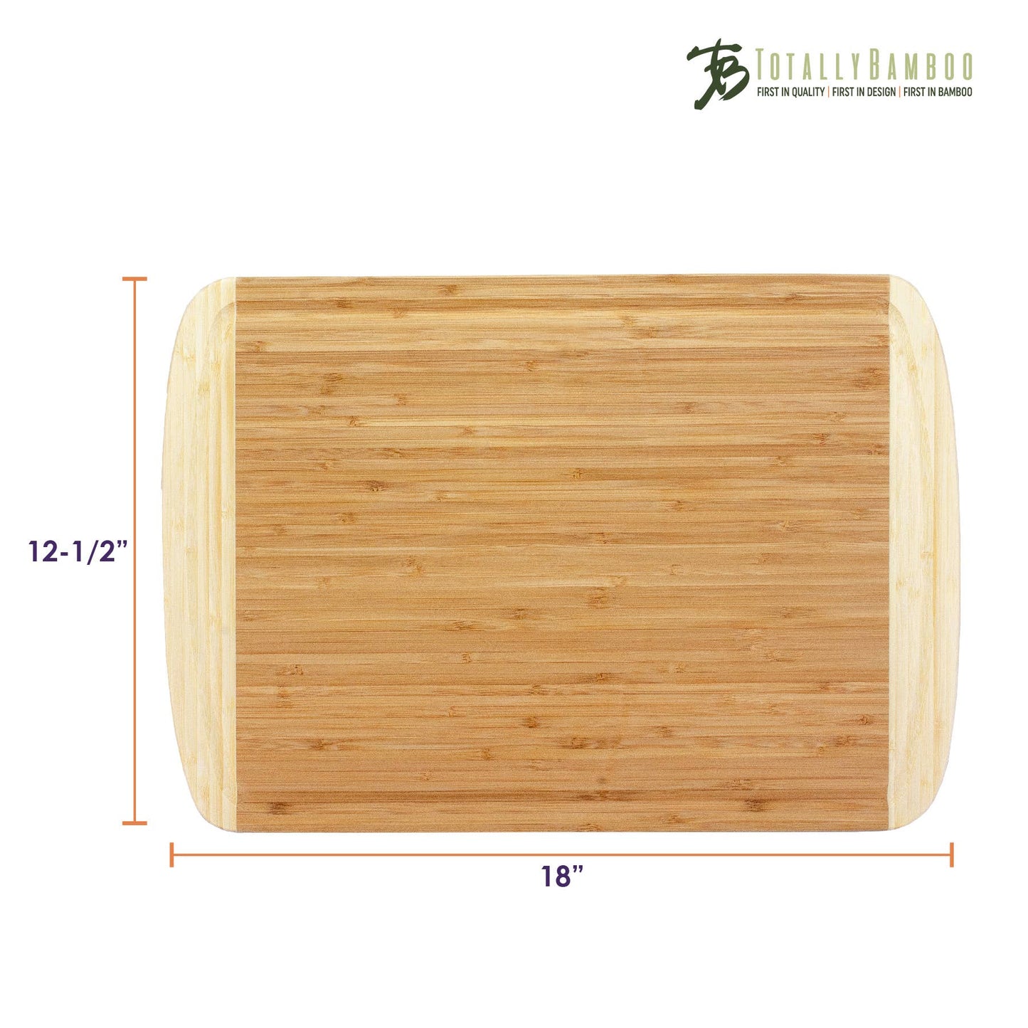 Kona Groove Bamboo Cutting Board with Juice Groove
