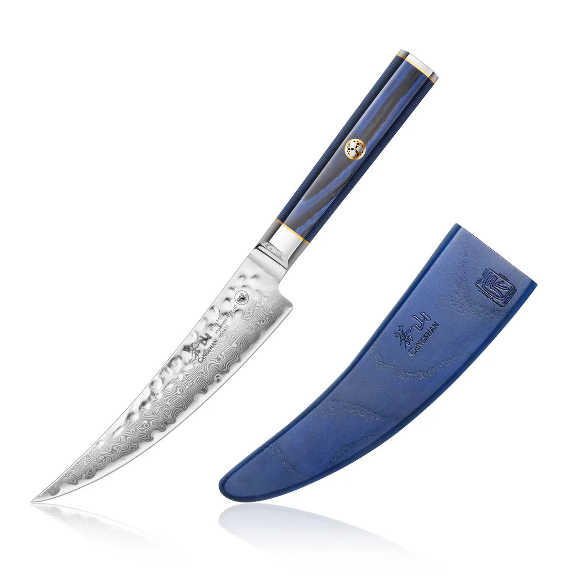 Cangshan KITA series 6" Boning Knife, Damascus Steel