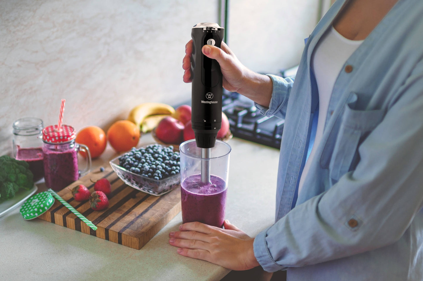 Westinghouse Multi-Speed Hand Blender - Everyday Series