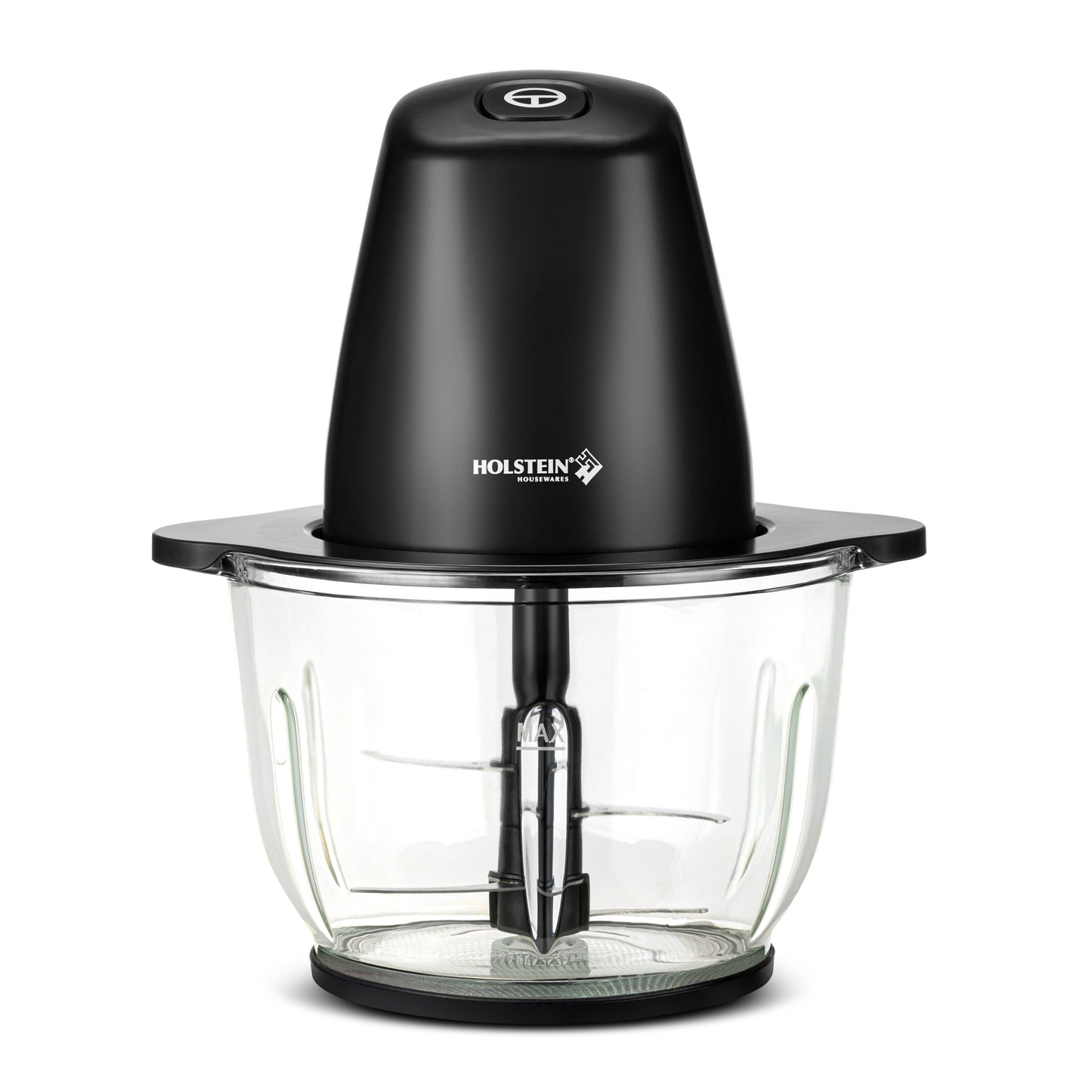 1.9 QT 8 CUP GLASS BOWL ELECTRIC FOOD CHOPPER