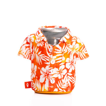 The Aloha- Apricot Floral Puffin