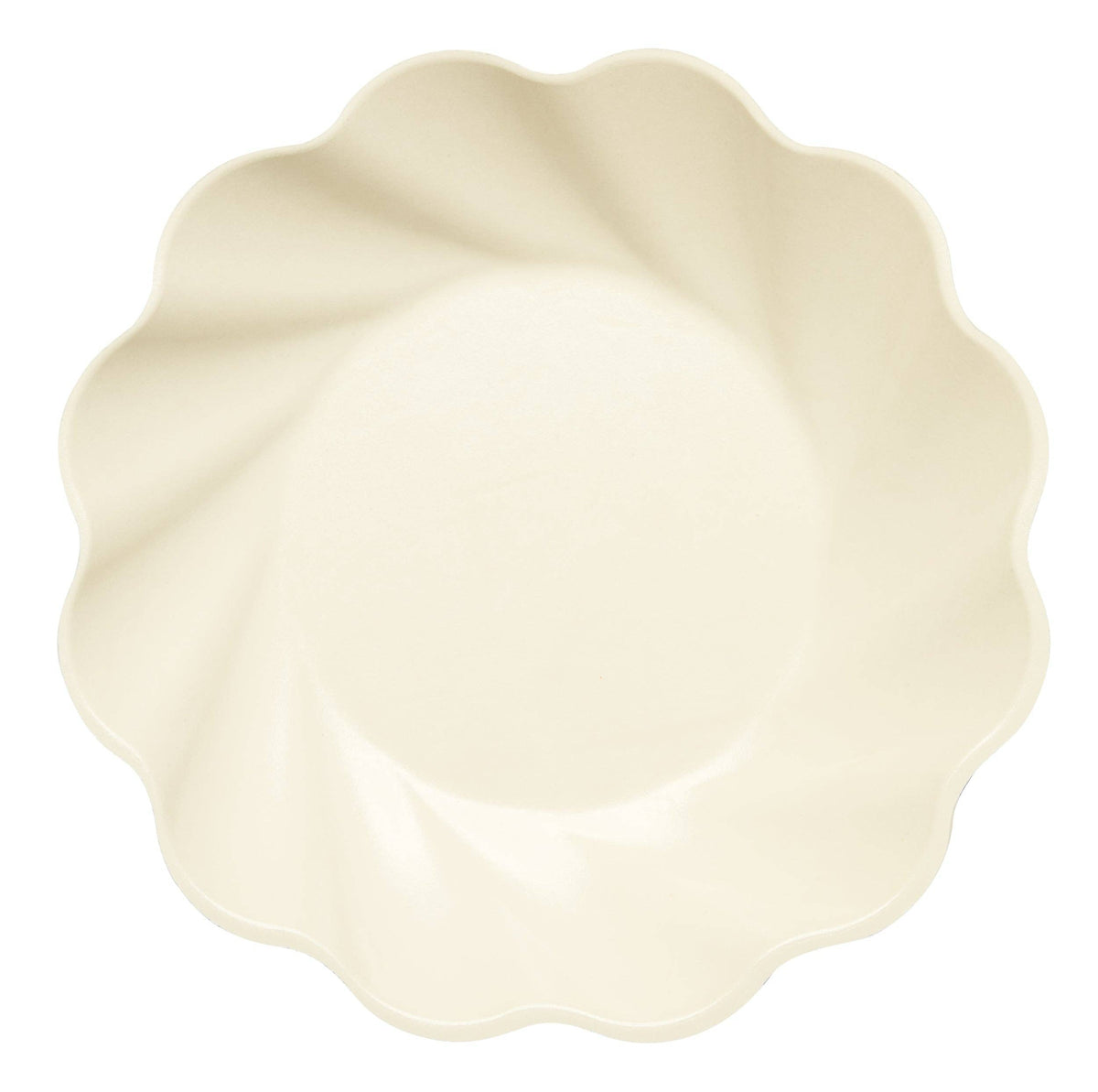 Simply Eco Compostable Bamboo Salad Plate Cream/8pkg