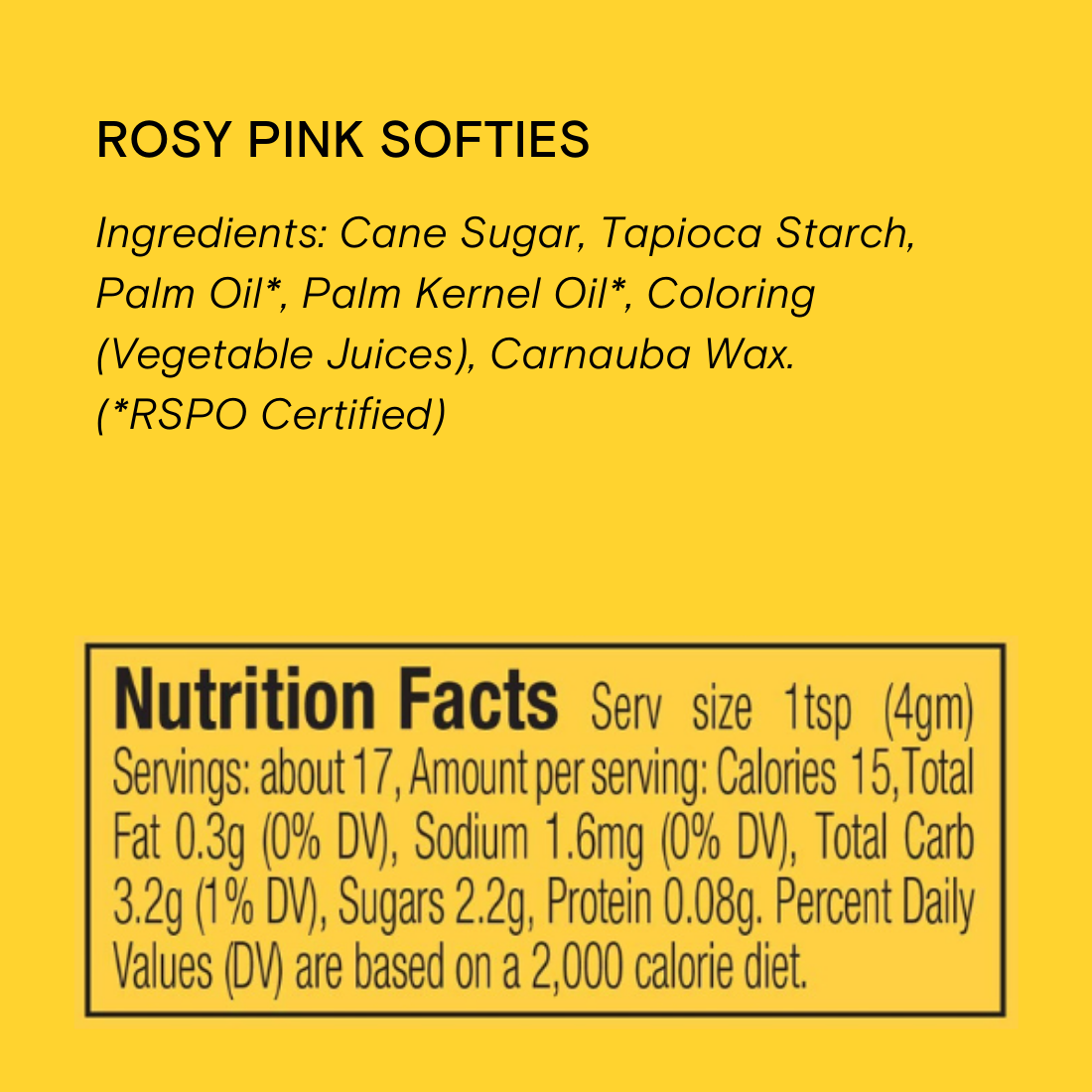 Dye-Free Softies Sprinkles: Rosy Pink