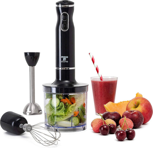 Electric Stick Blender w/Egg Whisk & Chopper- 300 Watt