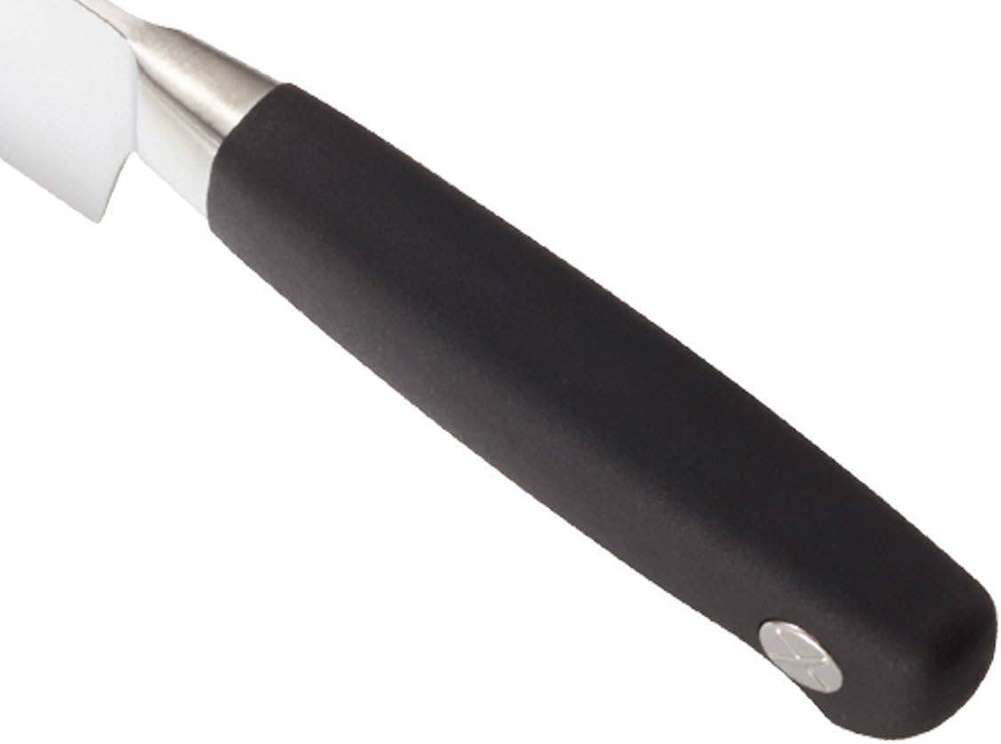 Genesis 8-Inch Short Bolster Chef's Knife,Black