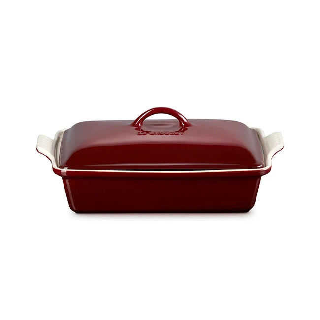 Le Creuset Heritage Stoneware Rectangular Covered Casserole 4Qt