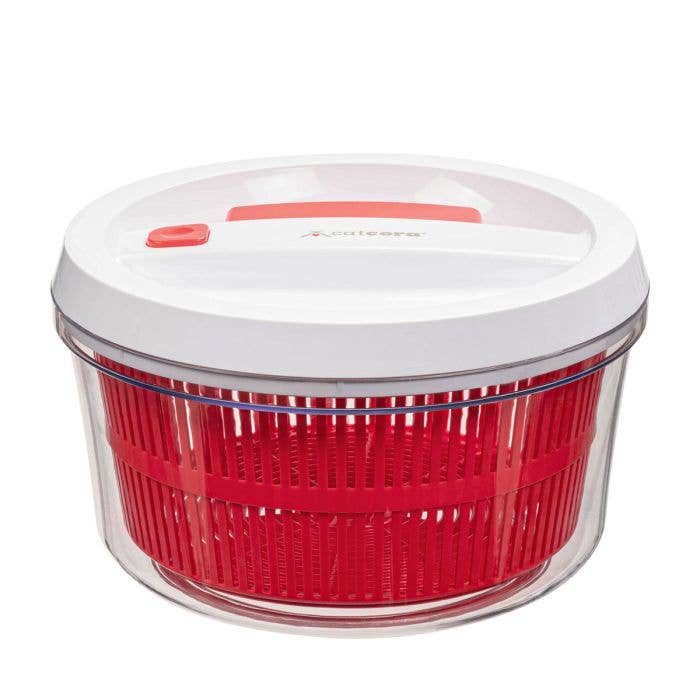 CatCora QuickSpin One-Handed Salad Spinner