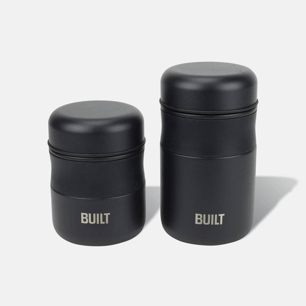 16 oz Double Wall Vacuum Insulated Food Jar - Black