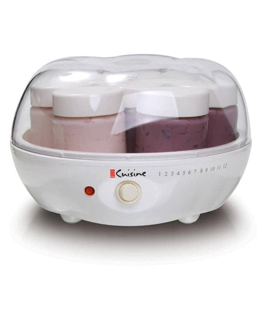 Euro Cuisine YM80 Electric Yogurt Maker - With 7 - 6oz Glass