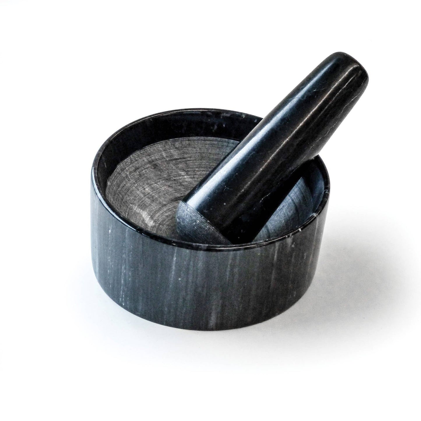 Marble Mortal & Pestle - Black