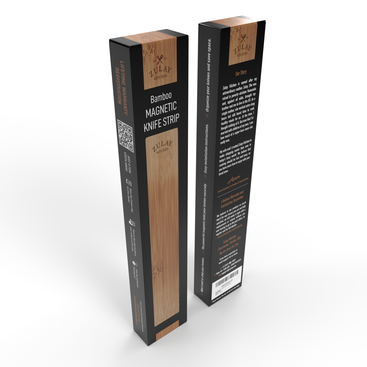 Magnetic Knife Holder - Powerful Wood Magnetic Knife Strip